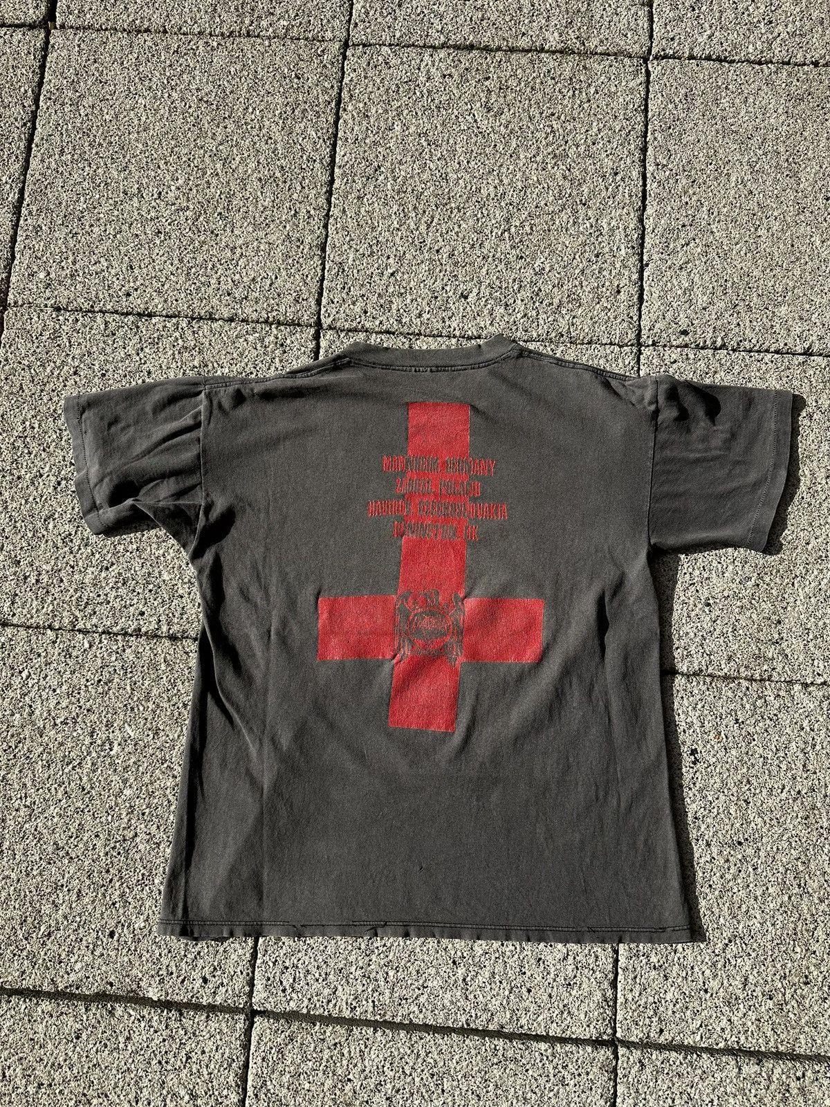Slayer Vintage 1993 Slayer Tour Tee L Faded Size US L / EU 52-54 / 3 - 3 Thumbnail