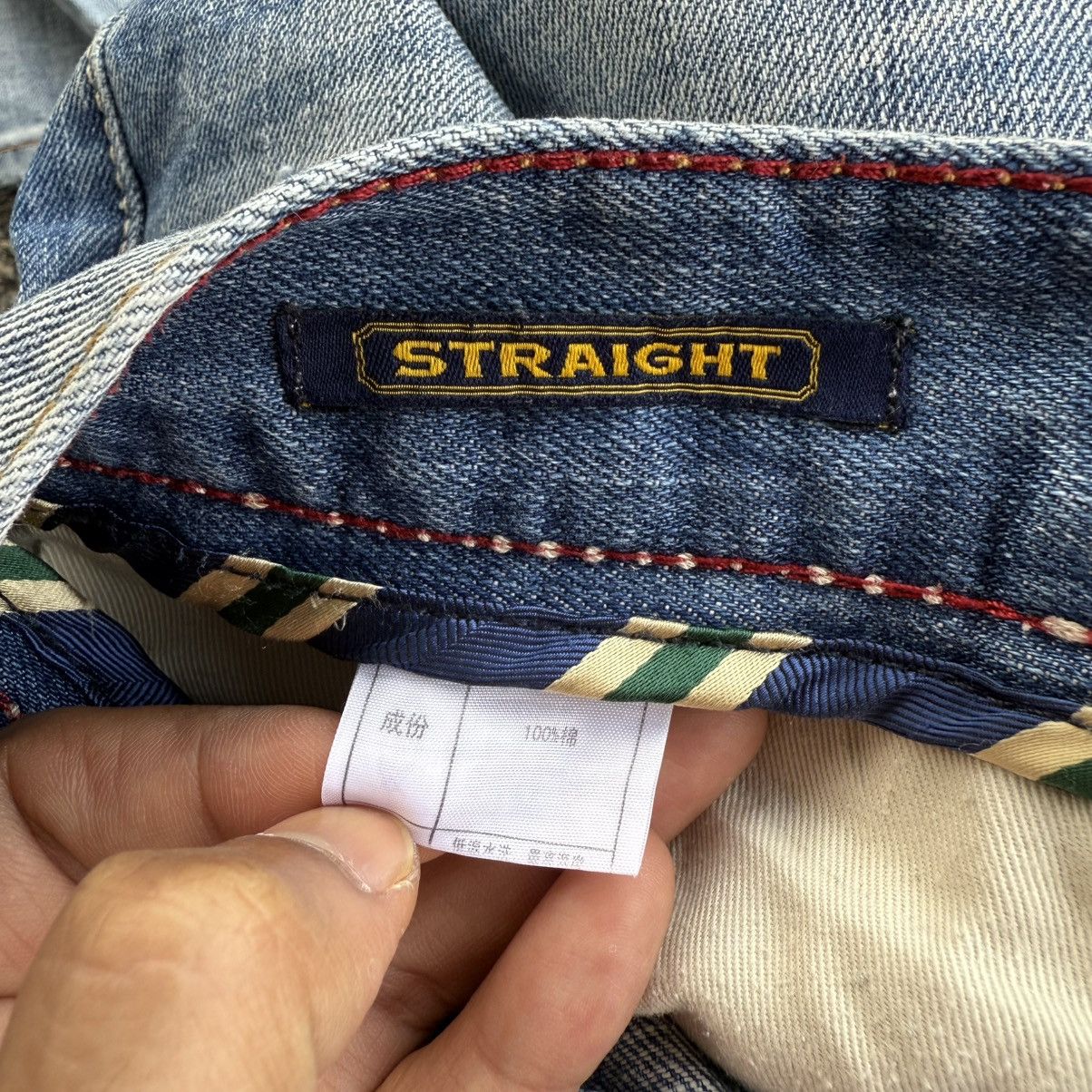 Japanese Brand VINTAGE PLORY CLUB STRAIGHT FADED JEAN DENIM PANTS Size US 34 / EU 50 - 13 Thumbnail