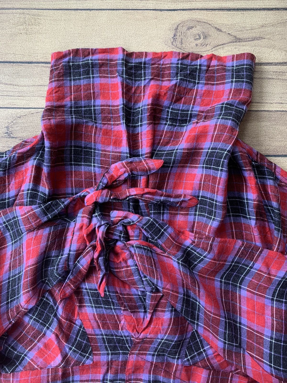 Opening Ceremony Opening ceremony oversized neck plaid blouse Size L / US 10 / IT 46 - 4 Thumbnail