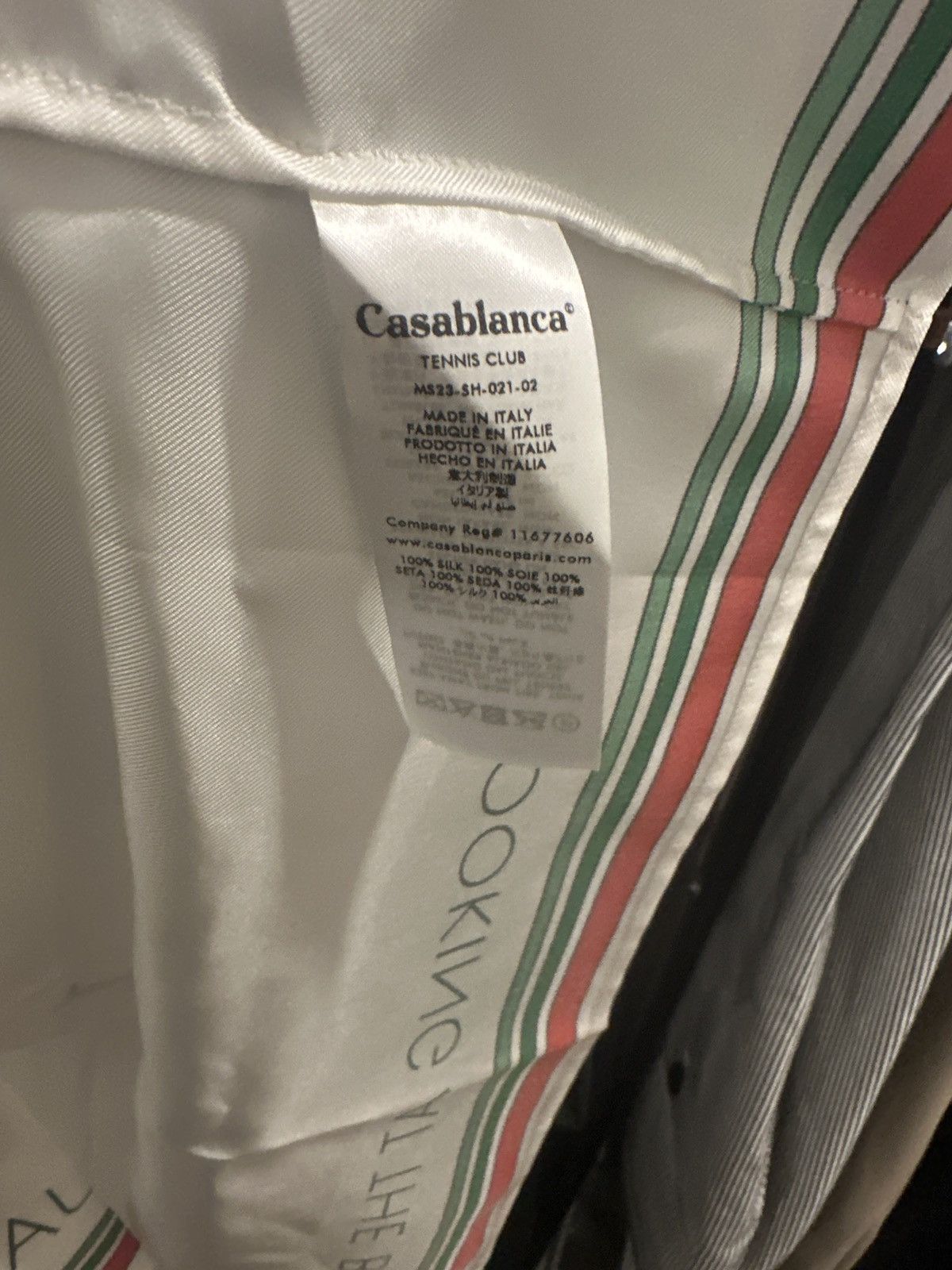 Casablanca CASABLANCA Futuro Optimisto Silk Shirt | Grailed