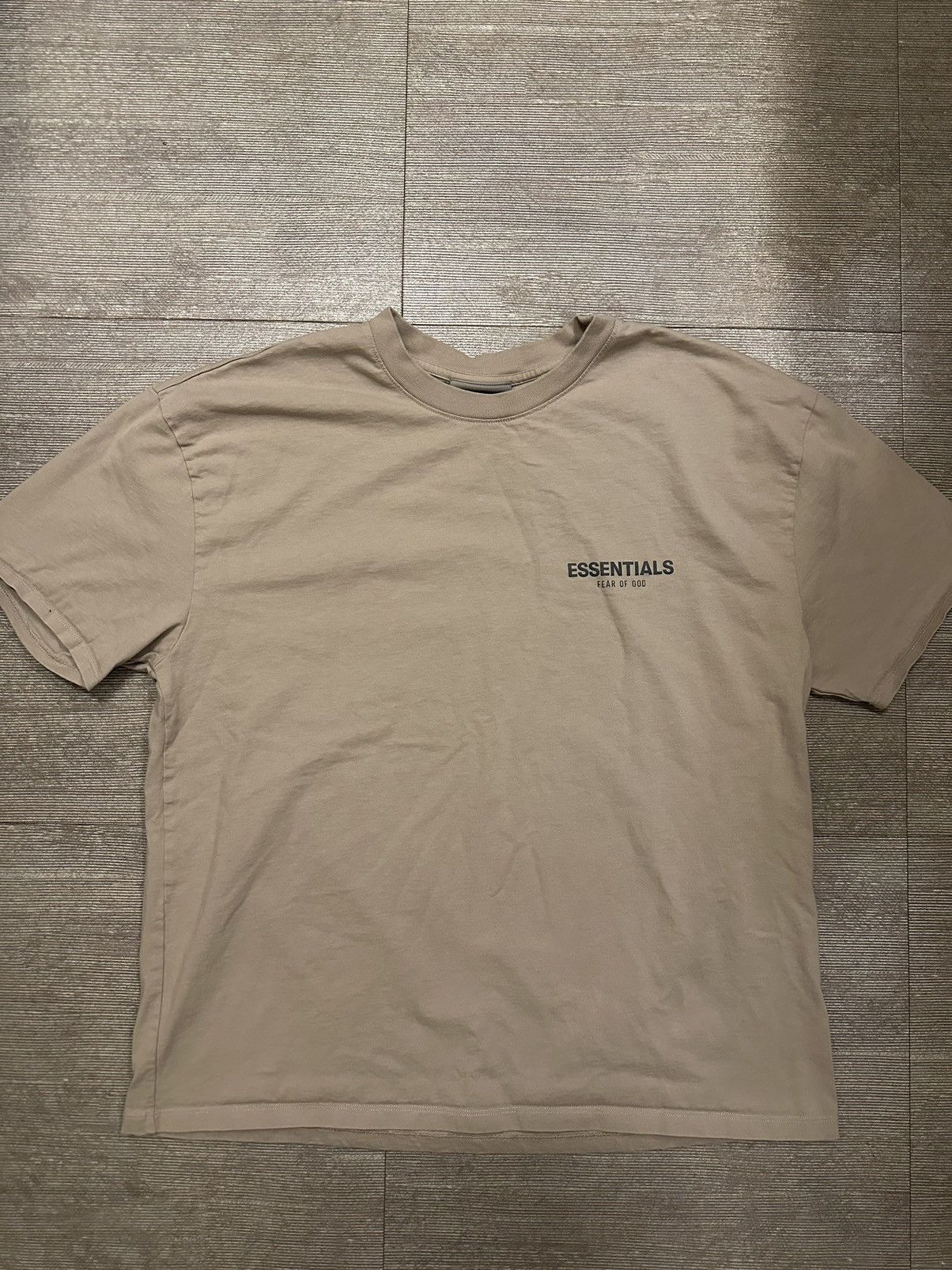 Fear of God Essentials Fear of God Tan Shirt | Grailed