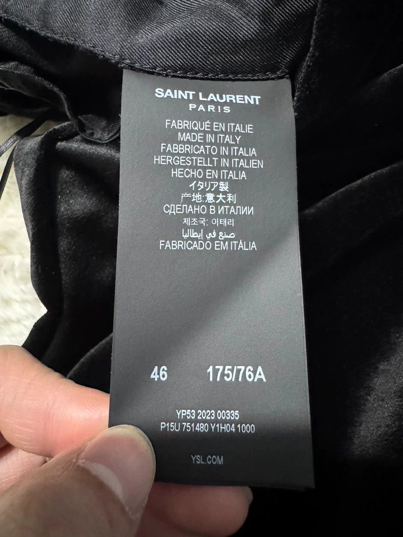 Yves Saint Laurent Saint Laurent size US 46 23 Show Velvet Smoking Pants 2502 Size US 30 / EU 46 - 3 Thumbnail