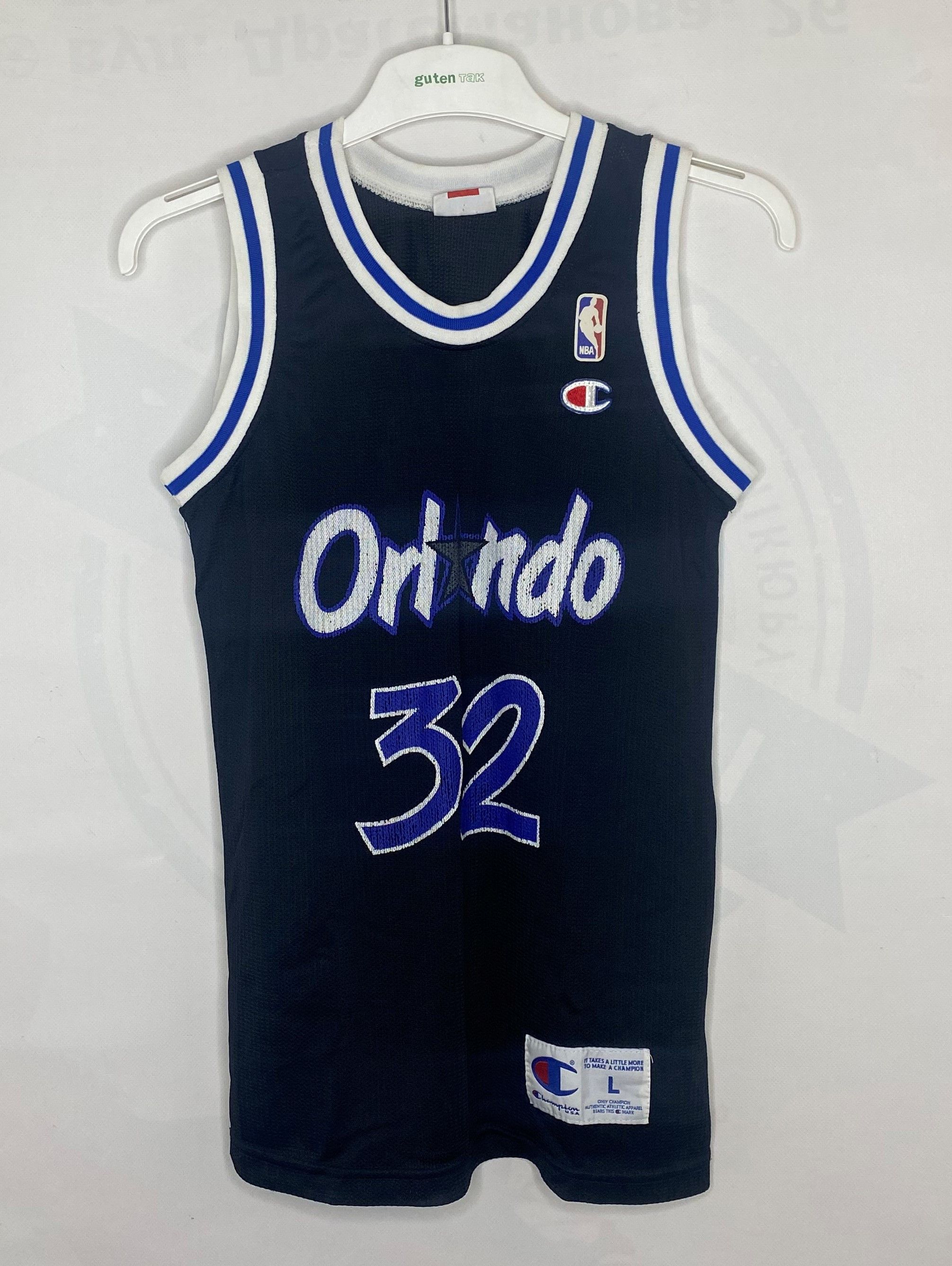 VINTAGE NIKE NBA ORLANDO MAGIC SHAQUILLE O'NEAL #32 JERSEY SIZE XL 1990s