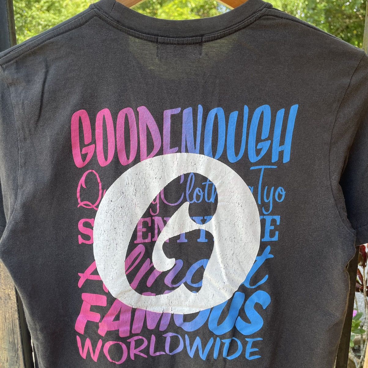Good Enough 🔥🇯🇵Good Enough Big Logo Spellout Sun Faded Tee Size US XS / EU 42 / 0 - 2 Thumbnail