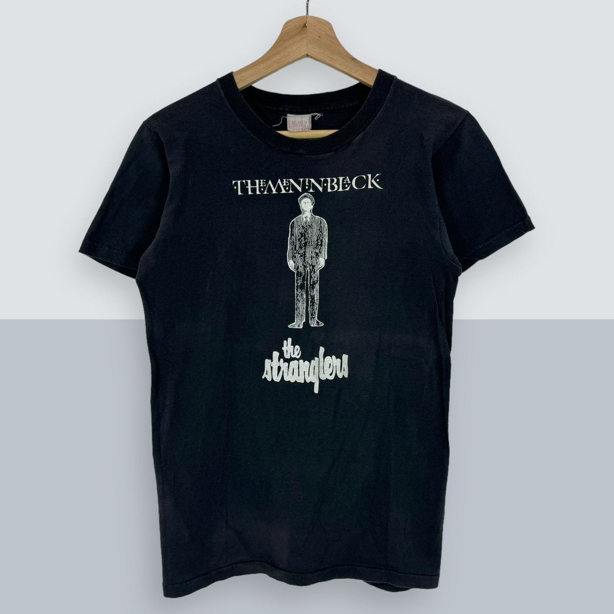 Image of Band Tees x Vintage 1979 The Stranglers Themeninblack Tee T - Shirt 70S, Men's (Size Small)