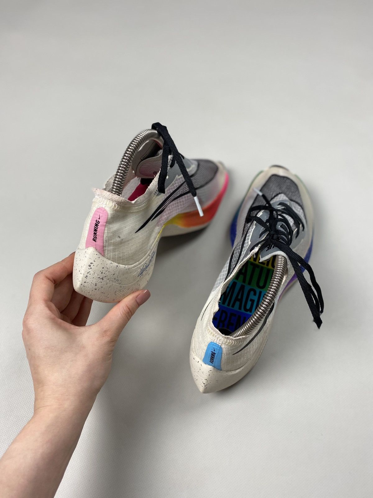 Nike Nike Zoom X Vaporfly Next ‘Be True’ Pride Marathon Sneakers Size US 7 / EU 40 - 13 Thumbnail