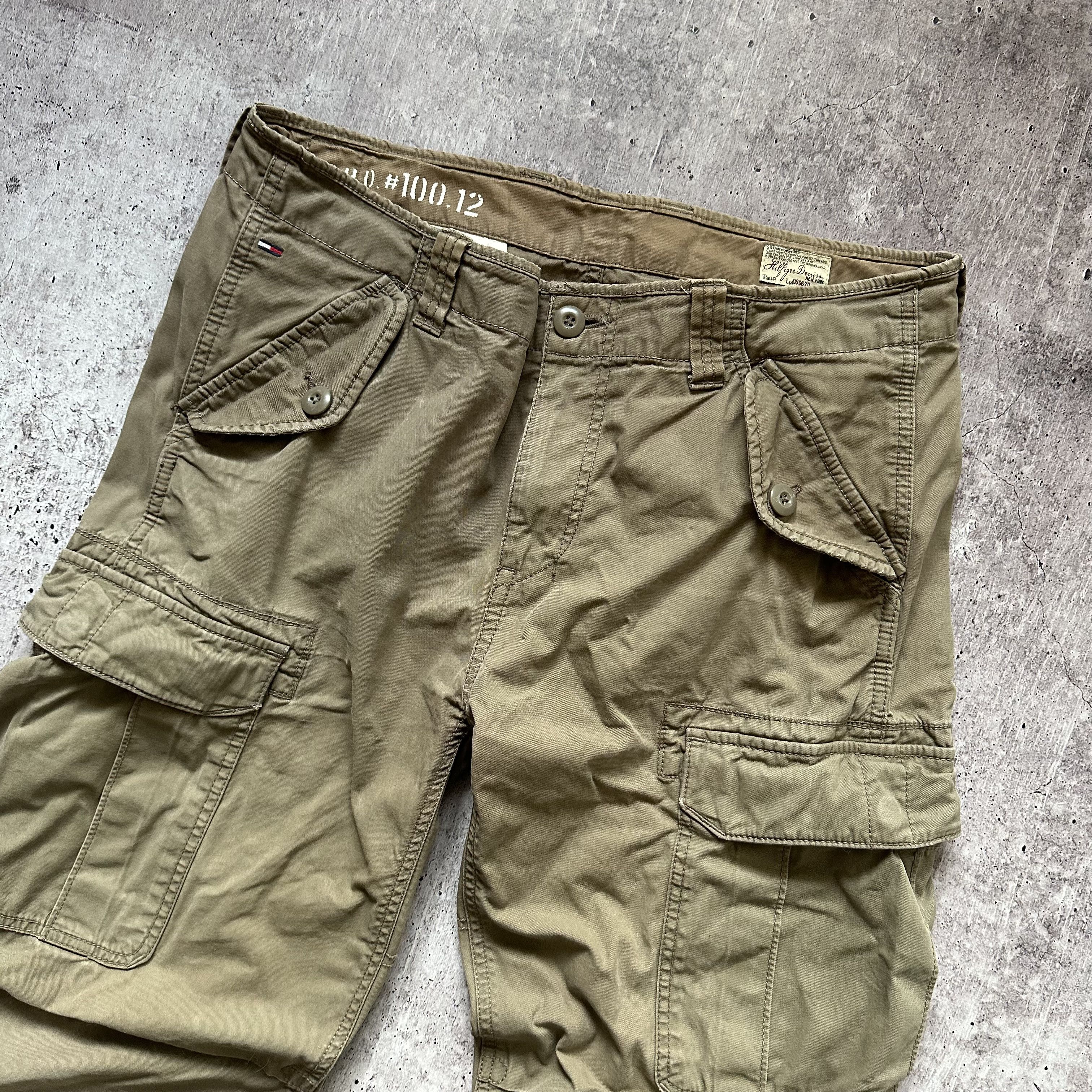 Tommy Hilfiger × Vintage Tommy Hilfiger Cargo Baggy Vintage Avant Garde Denim Pants Size US 32 / EU 48 - 2 Thumbnail