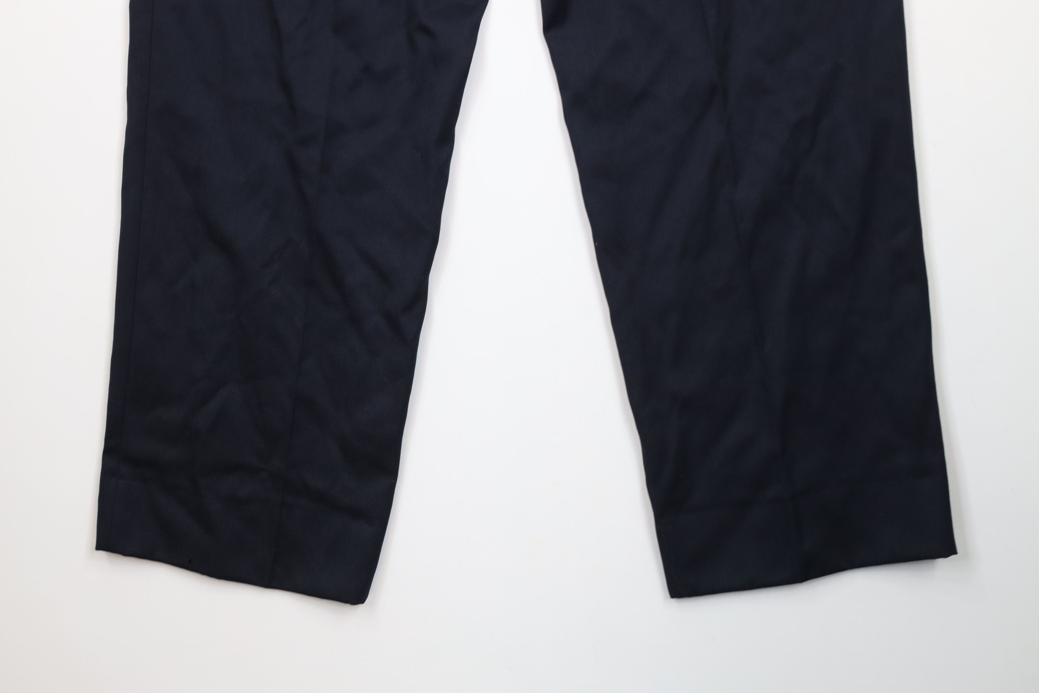 Ralph Lauren × Vintage Vintage 90s Chaps Ralph Lauren Wide Leg Wool Chino Pants Size US 32 / EU 48 - 14 Thumbnail