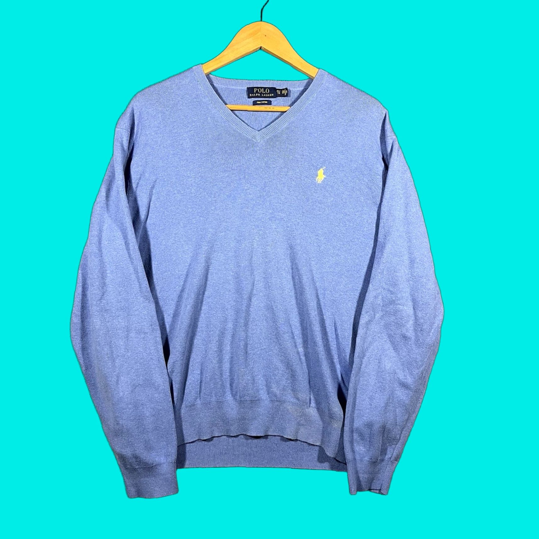 Polo Ralph Lauren Polo Ralph Lauren Sweatshirt Mens XL Blue Size US XL / EU 56 / 4 - 1 Thumbnail