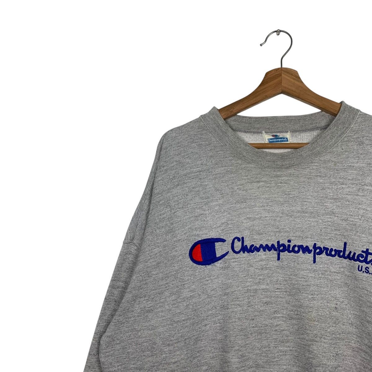 Champion CHAMPION PRODUCTS Embroidery Big Logo Sweatshirt #1700-C76 Size US L / EU 52-54 / 3 - 6 Thumbnail