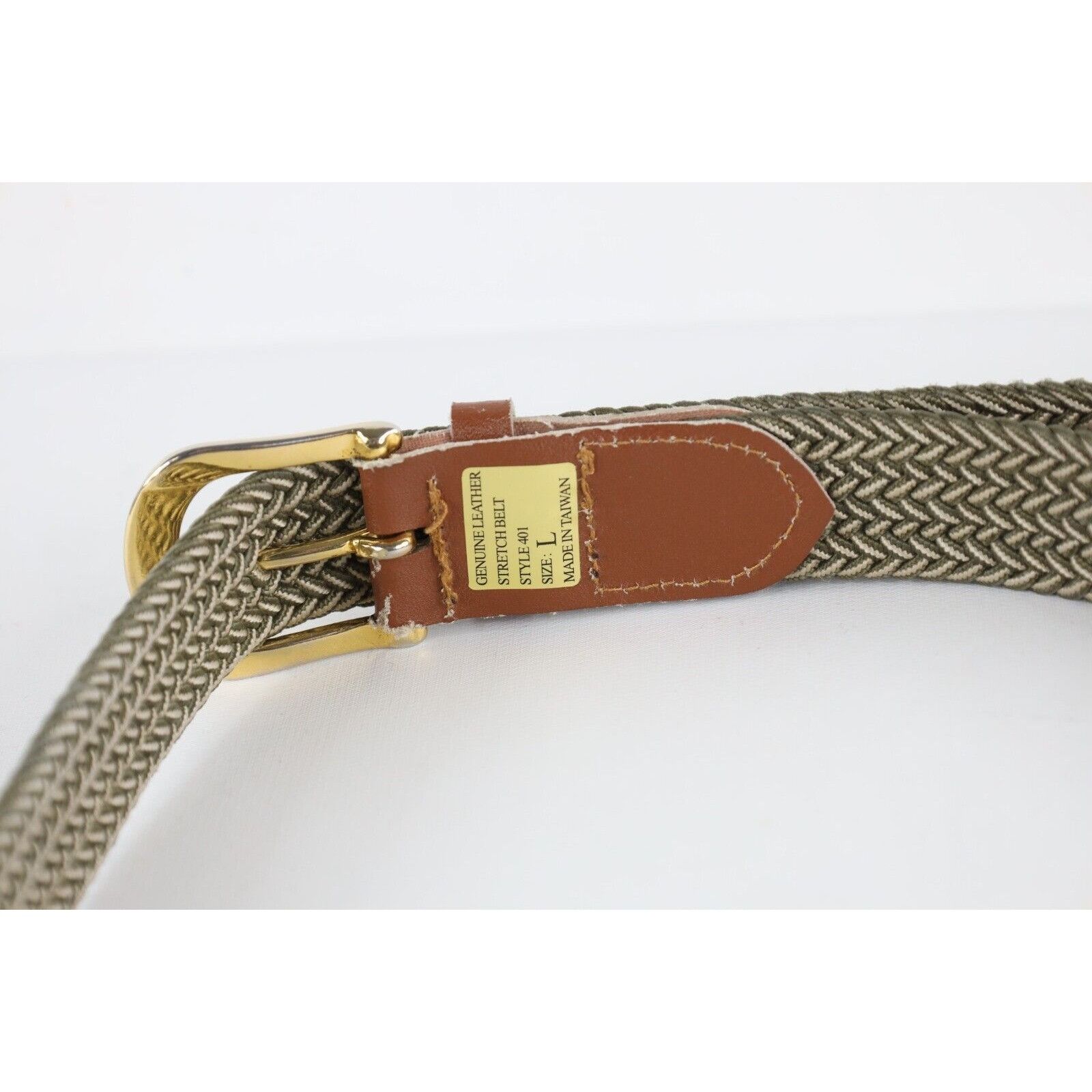 Vintage Deadstock Vintage 90s Streetwear Braided Stretch Webbed Belt Size ONE SIZE - 5 Thumbnail