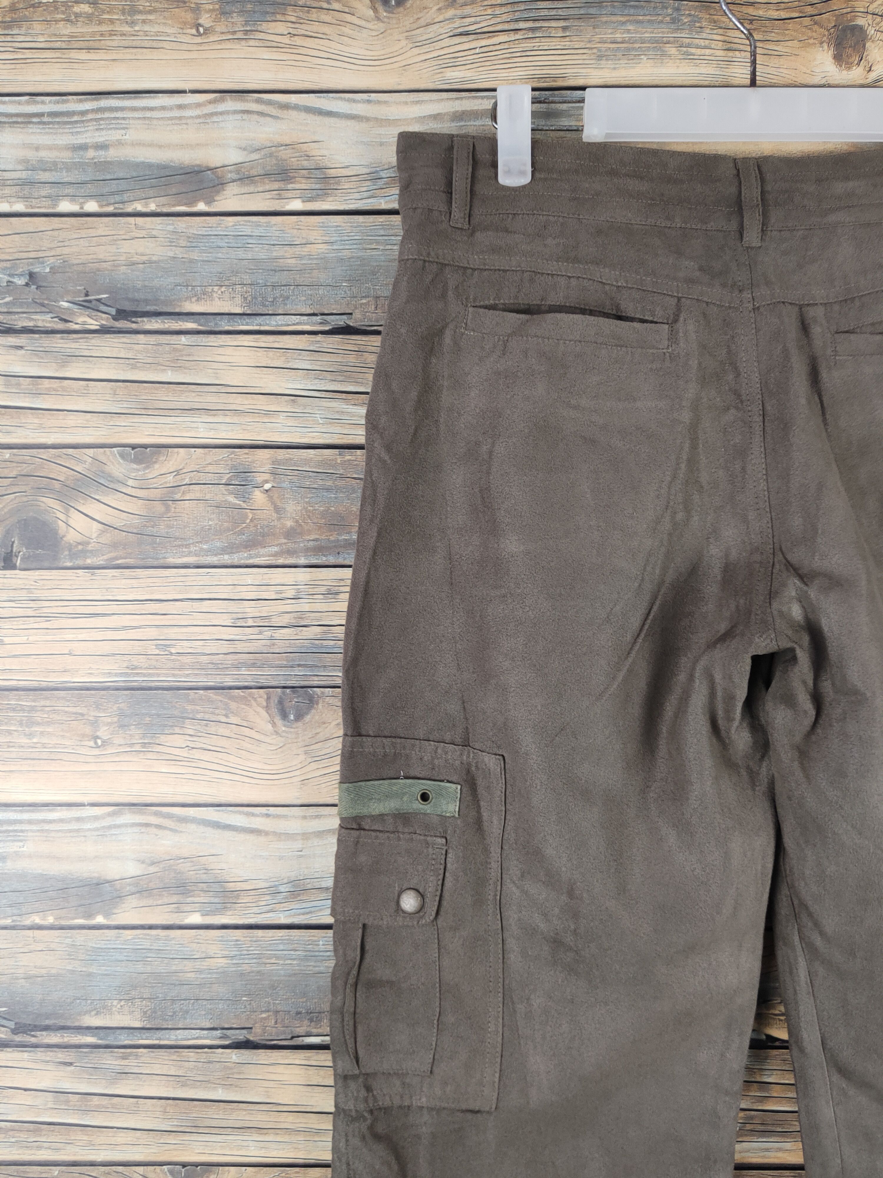 Japanese Brand DL Paleo Brown Multipocket Cargo Pants #2445 Size 31" - 8 Thumbnail