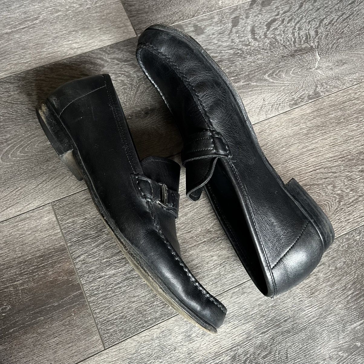 Salvatore Ferragamo Vintage Salvatore Ferragamo Buckle Leather Loafers Shoes Low Size US 9.5 / EU 42-43 - 2 Thumbnail