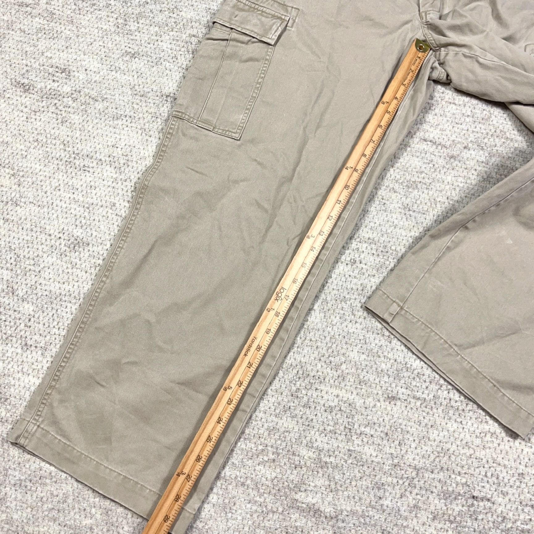 Nike ACG Vintage Nike ACG Cargo Pants Men 36x30 Beige Tan Baggy Loose Fit Cargo Style 36 Regular Men Size US 36 / EU 52 - 7 Thumbnail