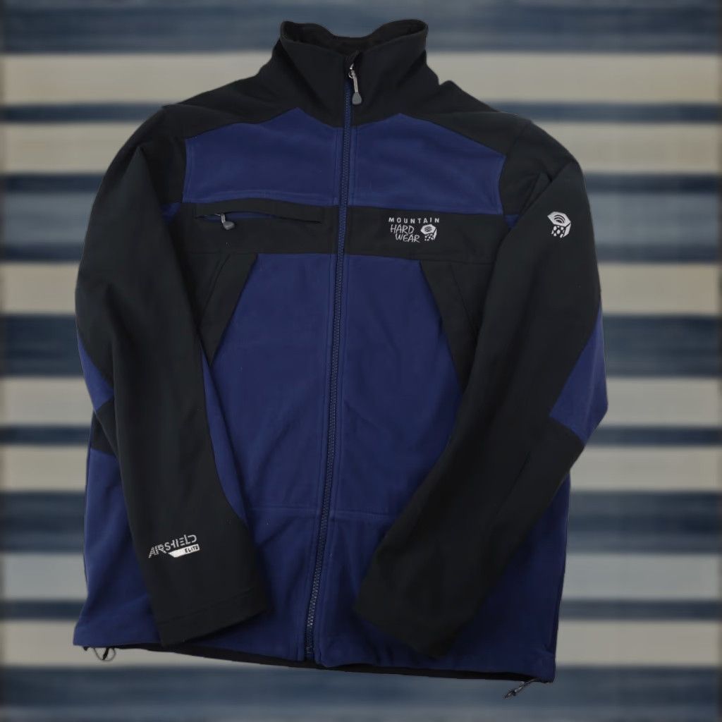 Mountain Hardwear VINTAGE Mountain Hardwear Air Shield Fleece Jacket Mens Medium Blue Jacket Size US L / EU 52-54 / 3 - 1 Thumbnail