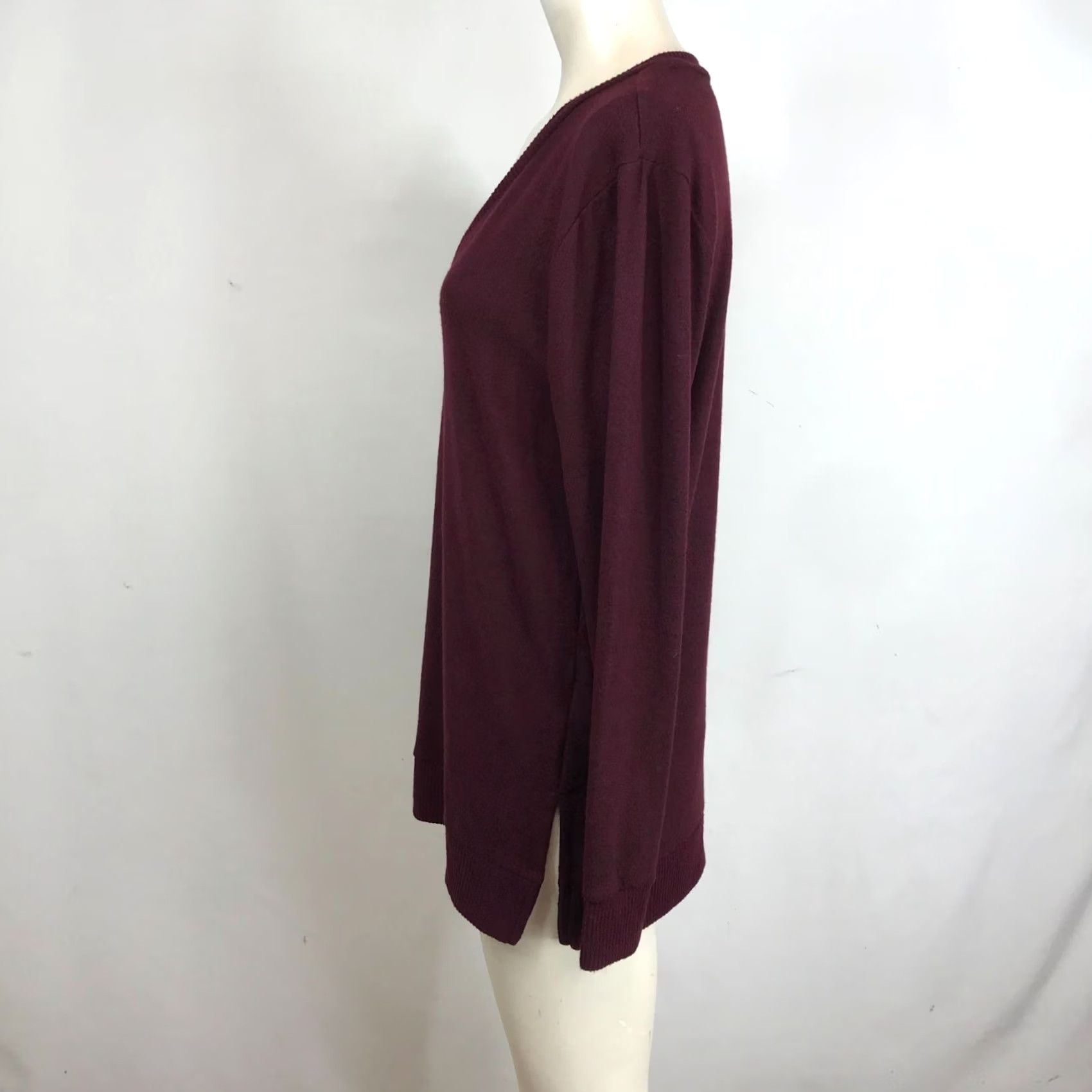 Lucky Brand LUCKY BRAND Womens S Berry V Neck Long Sleeve Pullover Sweater Size S / US 4 / IT 40 - 6 Thumbnail