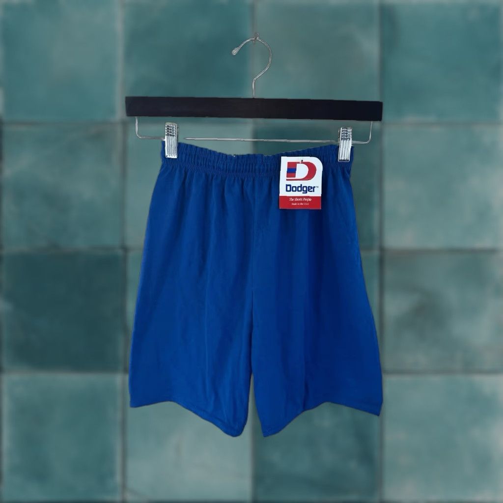 Vintage VINTAGE dodger gym shorts Mens Small NWT deadstock 90s blue Made in USA athletic shorts Mens Size US 29 - 1 Thumbnail