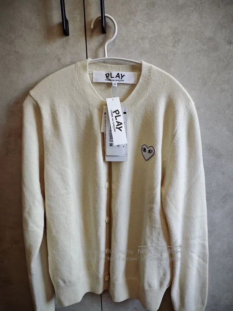 Comme des Garcons Comme Des Garcons White cardigan sweater Size XS / US 0-2 / IT 36-38 - 1 Thumbnail