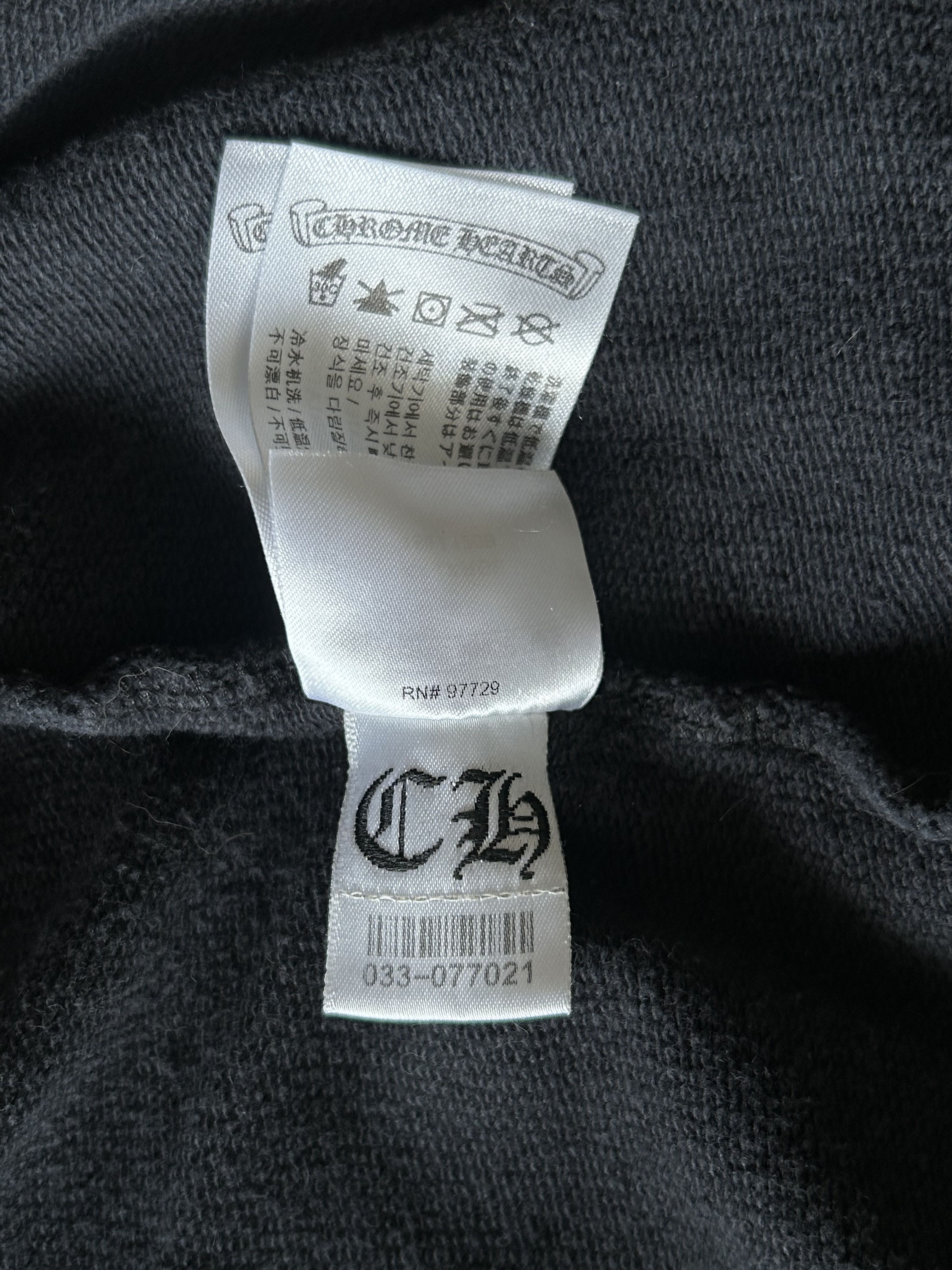 Chrome Hearts Black & White Cross Jacquard Horseshoe Logo Zip Up Hoodie Size US XXL / EU 58 / 5 - 7 Thumbnail