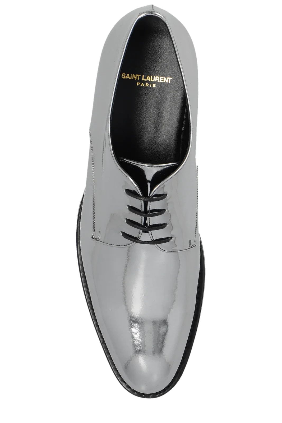 Saint Laurent Paris o1bcso1str1224 Adrien Loafer In Metallic Leather in Silver Size US 10 / EU 43 - 4 Thumbnail