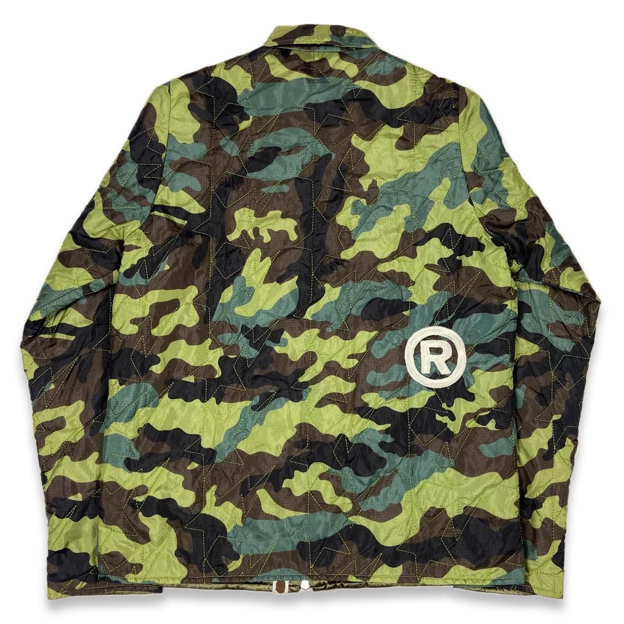 Bape Bapesta Nylon Camo Quilted Jacket Size US S / EU 44-46 / 1 - 2 Thumbnail