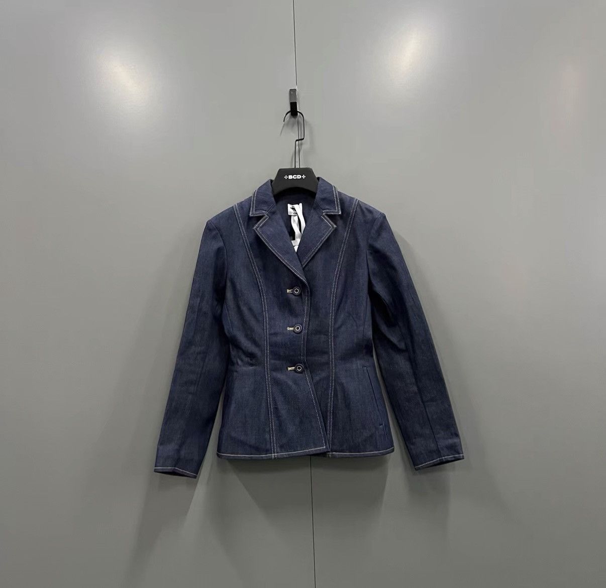 Dior Dior Blue Waist-tailored Blazer J41 Size XS / US 0-2 / IT 36-38 - 1 Thumbnail