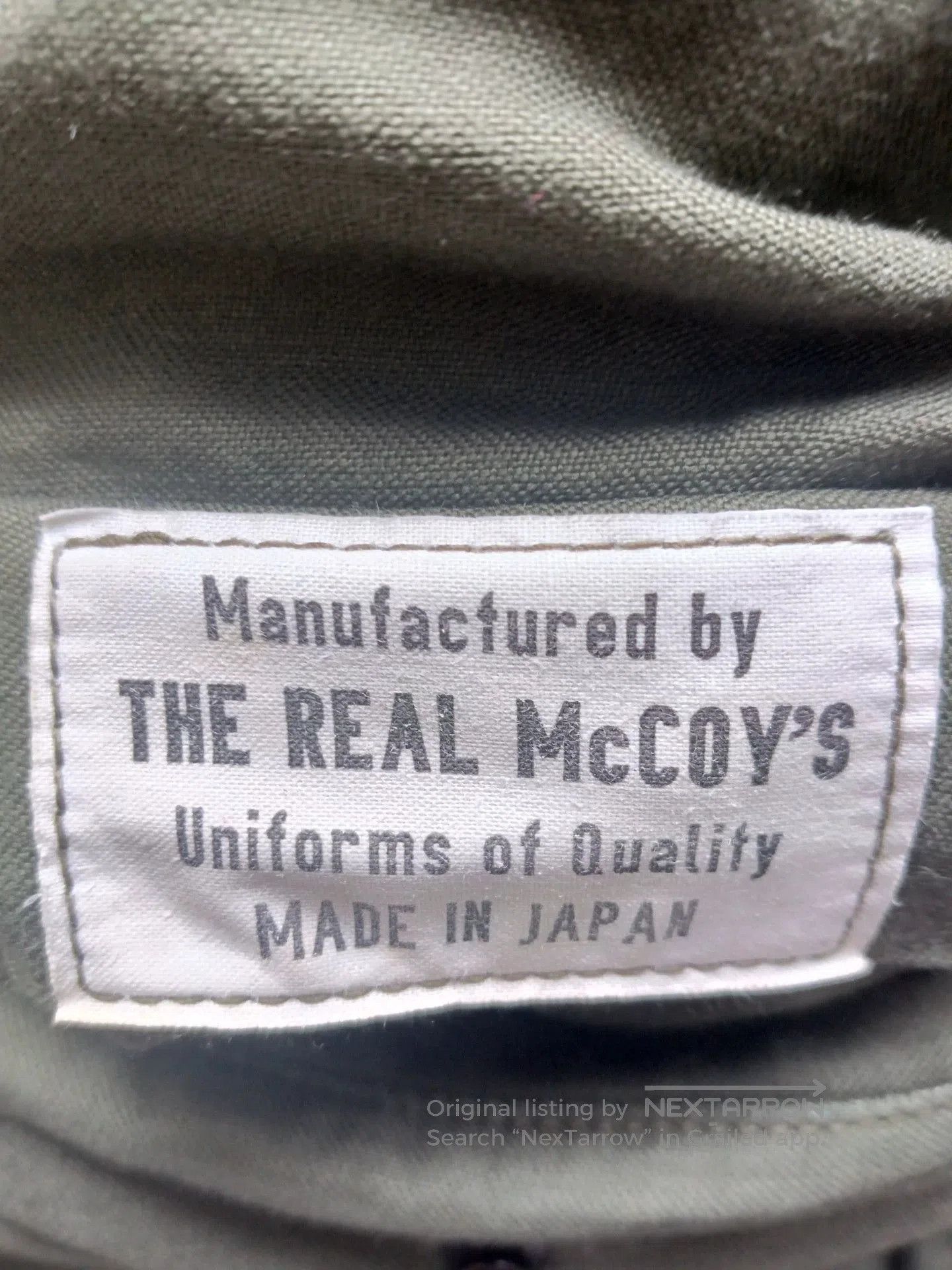 The Real McCoy's The Real McCoy's M65 Jacket. Size US XXS / EU 40 - 5 Thumbnail