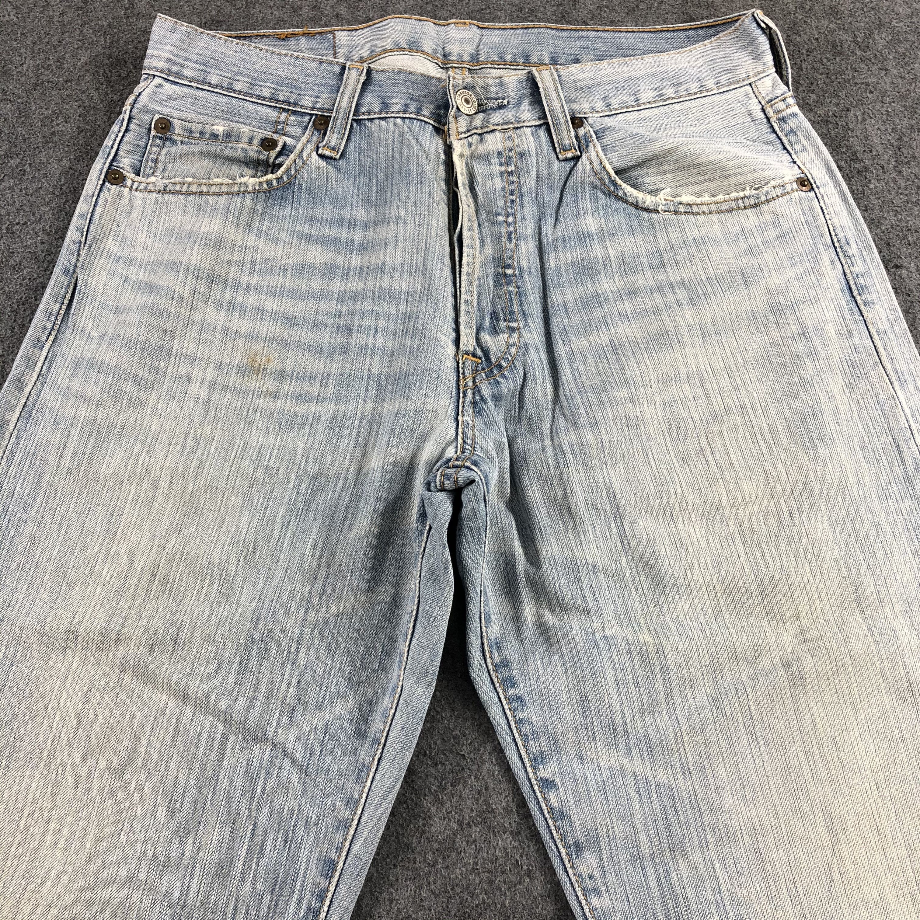 Levi's Vintage 90s Light Wash Levis 501 Jeans-J1908 Size US 31 - 3 Thumbnail