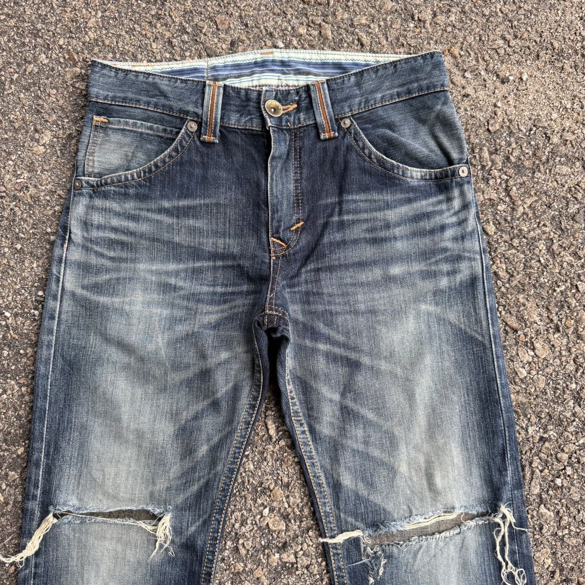 Edwin VINTAGE EDWIN RIPPEP KNEE FADED JEAN DENIM PANTS Size US 32 / EU 48 - 3 Thumbnail