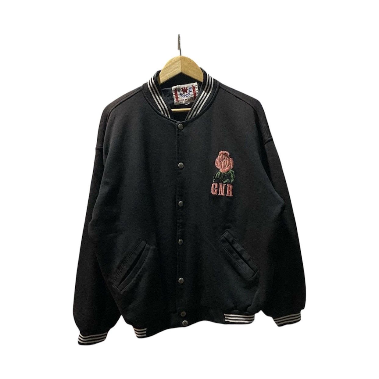 Guns N' Roses VINTAGE Guns N’ Roses Big Logo Embroidered Bomber Jacket Size US XL / EU 56 / 4 - 2 Thumbnail