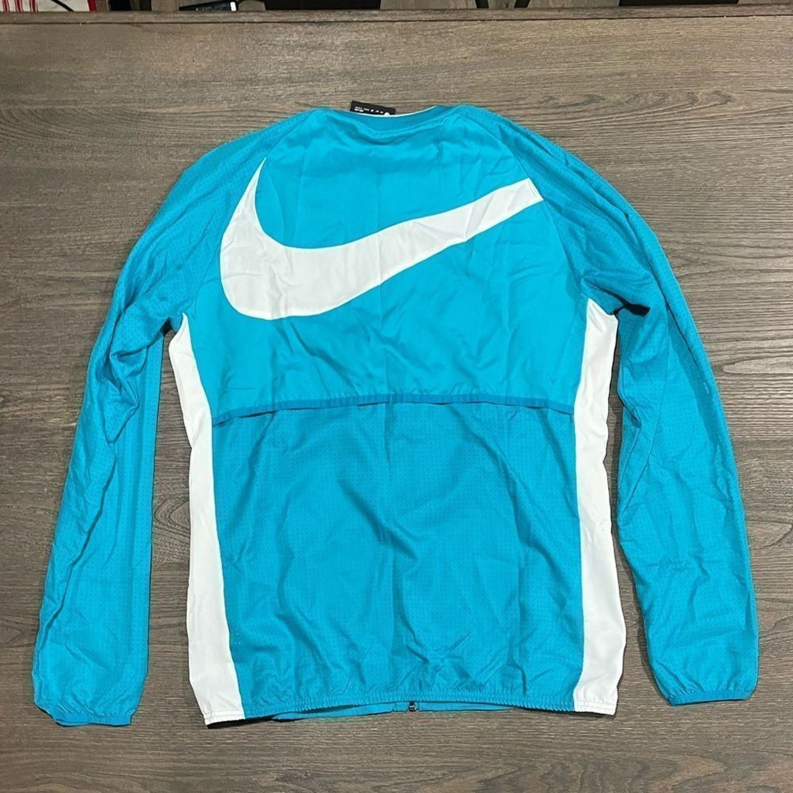 Nike NWT Nike Mens Teal Full Zip Dri-FIT Jacket - Size M Size US M / EU 48-50 / 2 - 4 Thumbnail