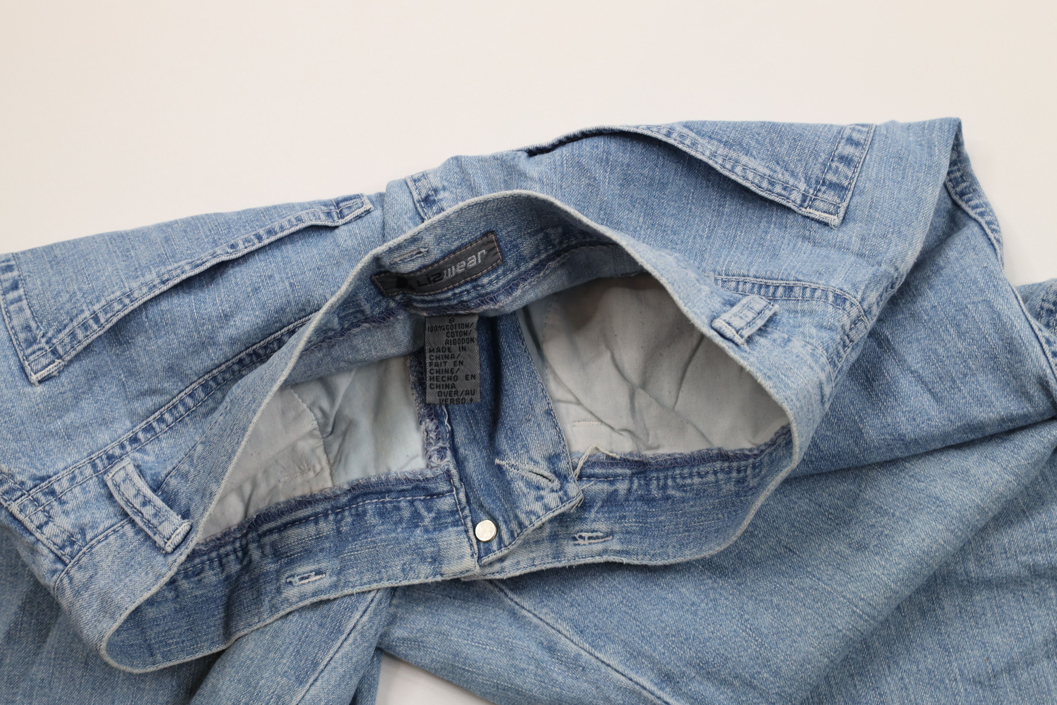 Vintage Vintage 90s Streetwear Tapered Leg Denim Jeans Pants Blue Size 30" / US 8 / IT 44 - 8 Thumbnail