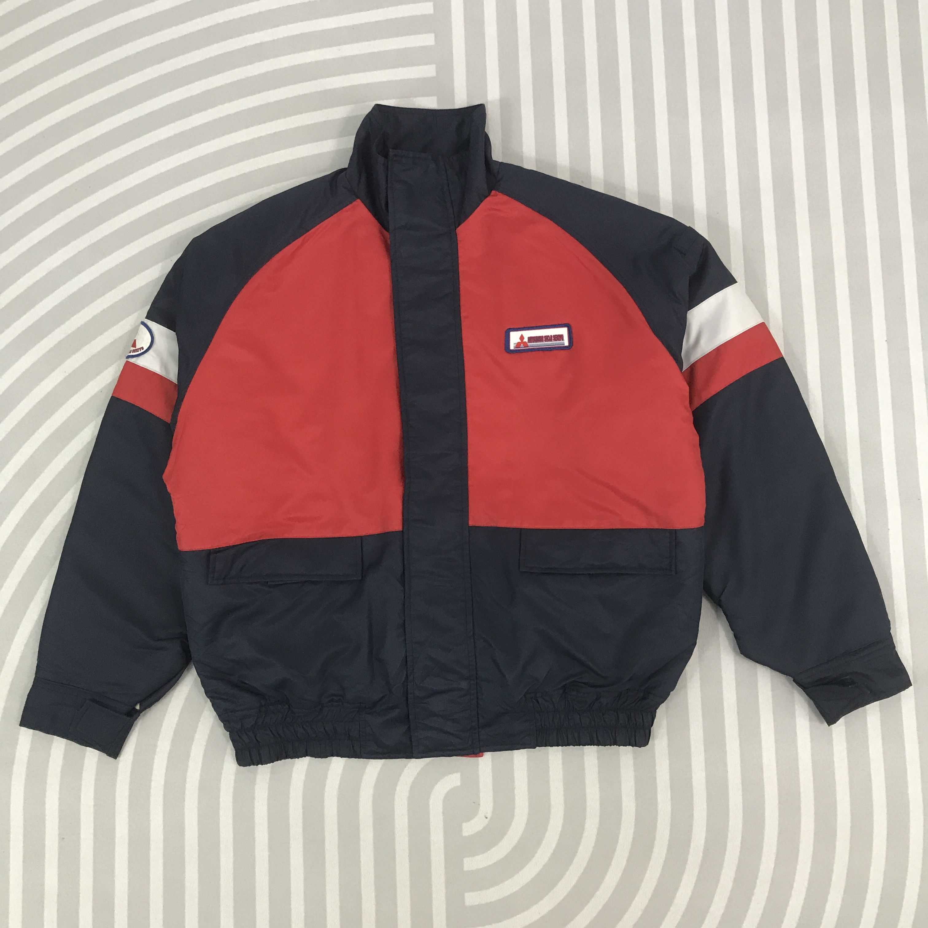 Japanese Brand × Vintage Vintage Misubishi shoji sekiyu racing jacket Size US L / EU 52-54 / 3 - 1 Thumbnail