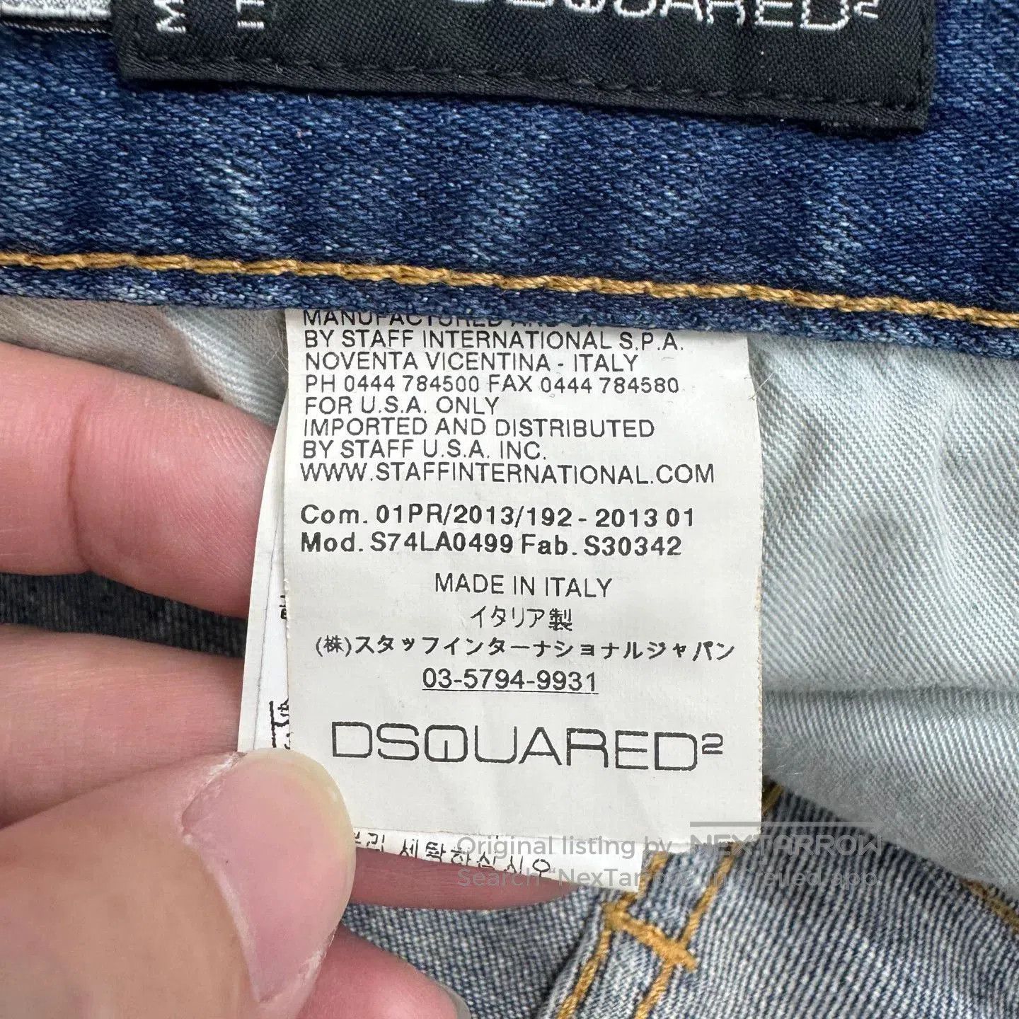 Dsquared2 Dsquared2 Paint Splatter Distressed Jeans. Size US 32 / EU 48 - 3 Thumbnail