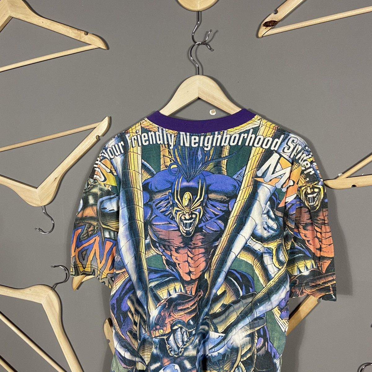 Marvel Comics Vintage 90s Araknis Comics Mosquitohead AOP T-shirt Size US L / EU 52-54 / 3 - 7 Thumbnail