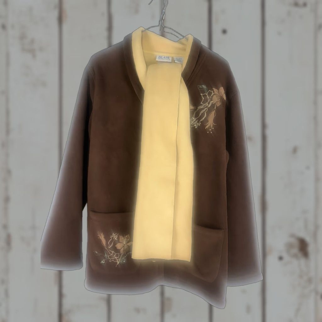 Blair Blair Fleece Jacket Women's Long Sleeve Regular M Brown Size M / US 6-8 / IT 42-44 - 1 Thumbnail