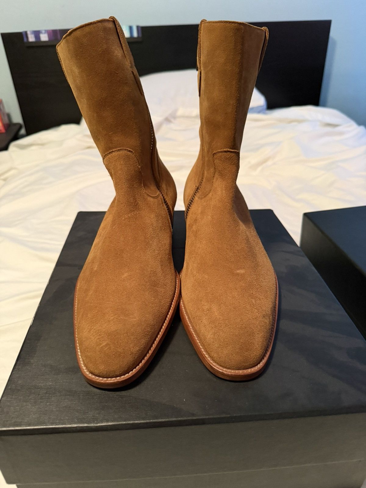 Saint Laurent Paris Brand New FW13 Ochre Cowboy Size US 10 / EU 43 - 2 Thumbnail