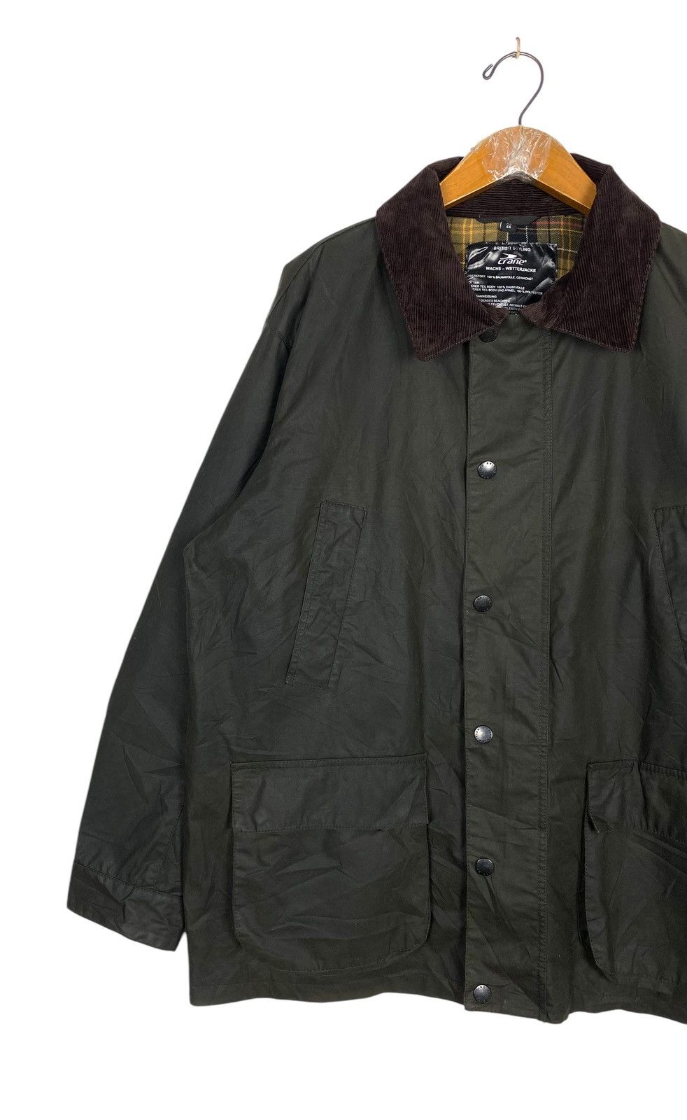 Other Rare‼️ British Styling Waxed Jacket Size US XL / EU 56 / 4 - 2 Thumbnail