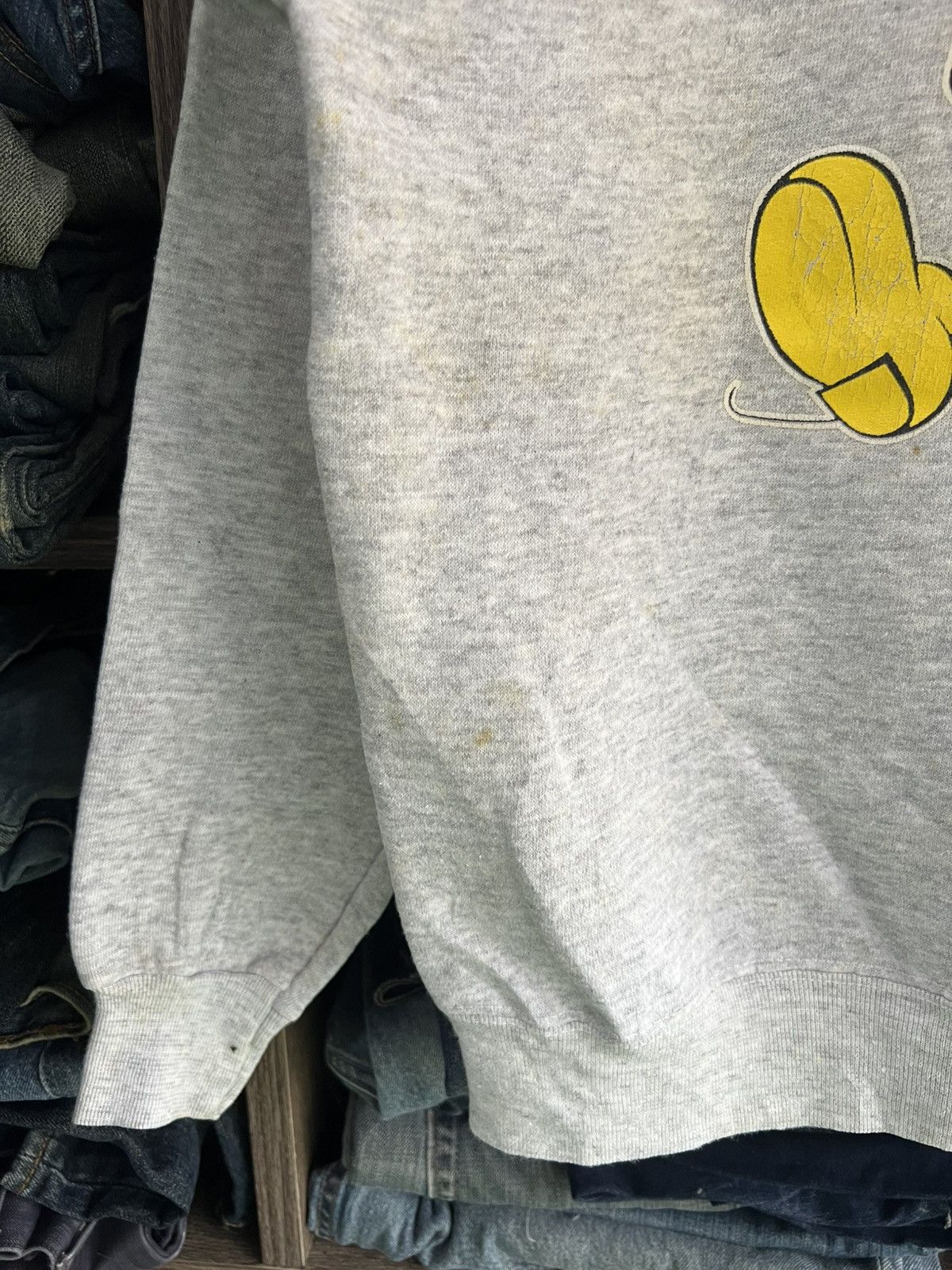 Mickey Mouse 🔥True Vintage Velva Sheen Mickey Mouse Crewneck Sweatshirt Size US M / EU 48-50 / 2 - 6 Thumbnail