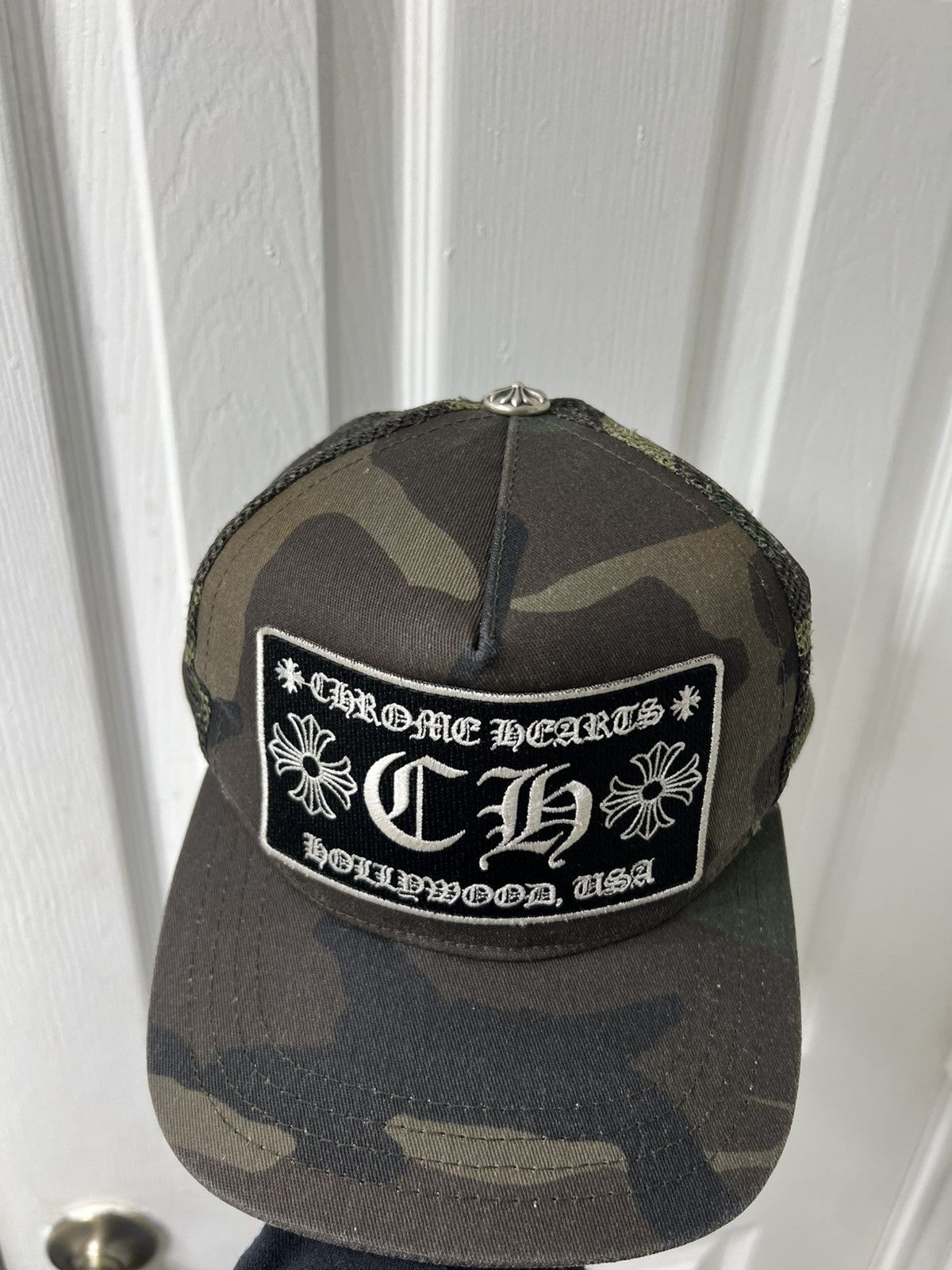 Chrome Hearts Chrome Hearts Camo Trucker Hat Size ONE SIZE - 2 Thumbnail