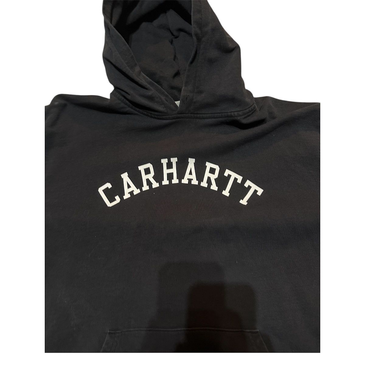 Carhartt Carhartt Black Hoodie Pullover Logo Spellout Streetwear Mens Size US L / EU 52-54 / 3 - 2 Thumbnail