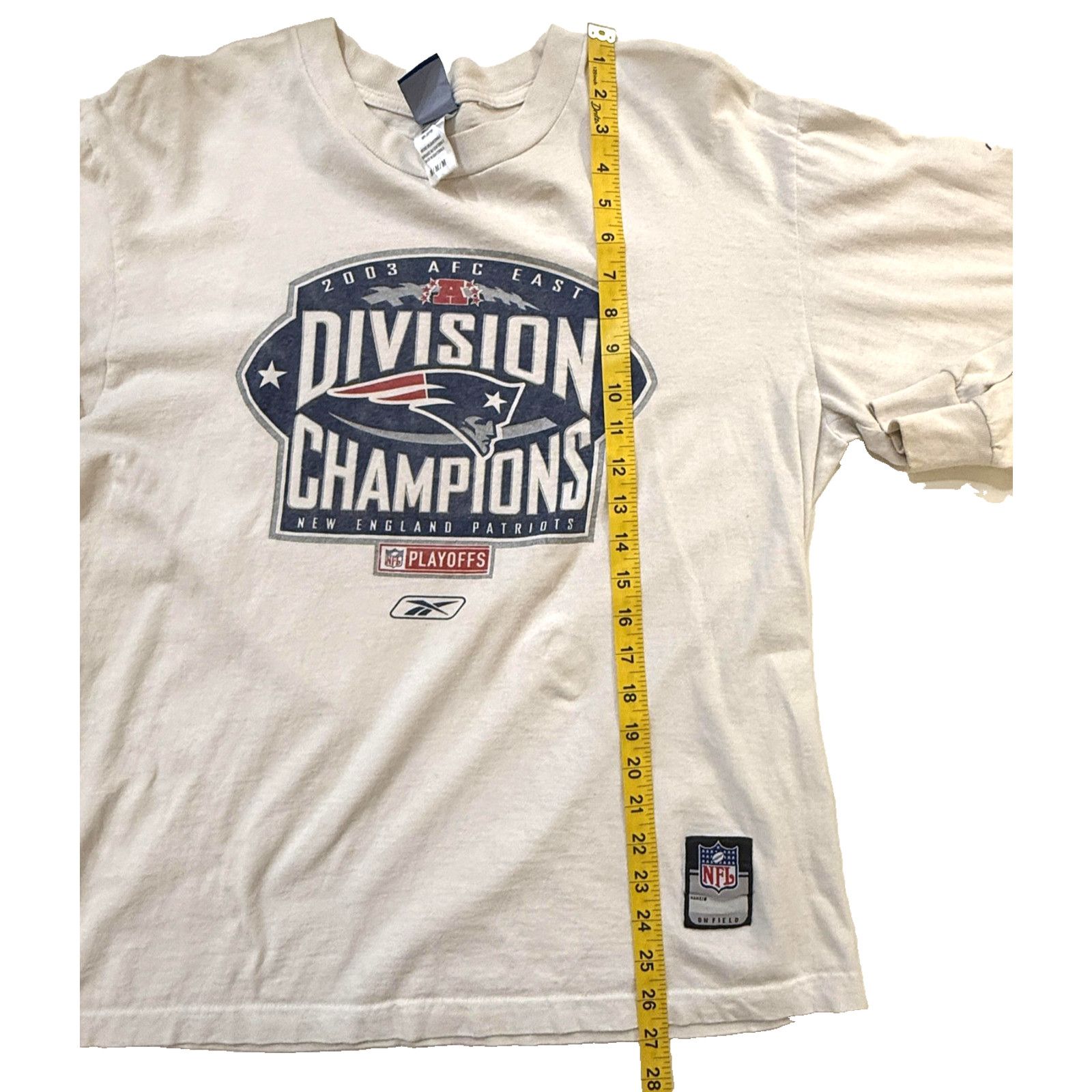 NFL Vintage New England Patriots Shirt MED Division Champs 2003 Size US M / EU 48-50 / 2 - 7 Thumbnail
