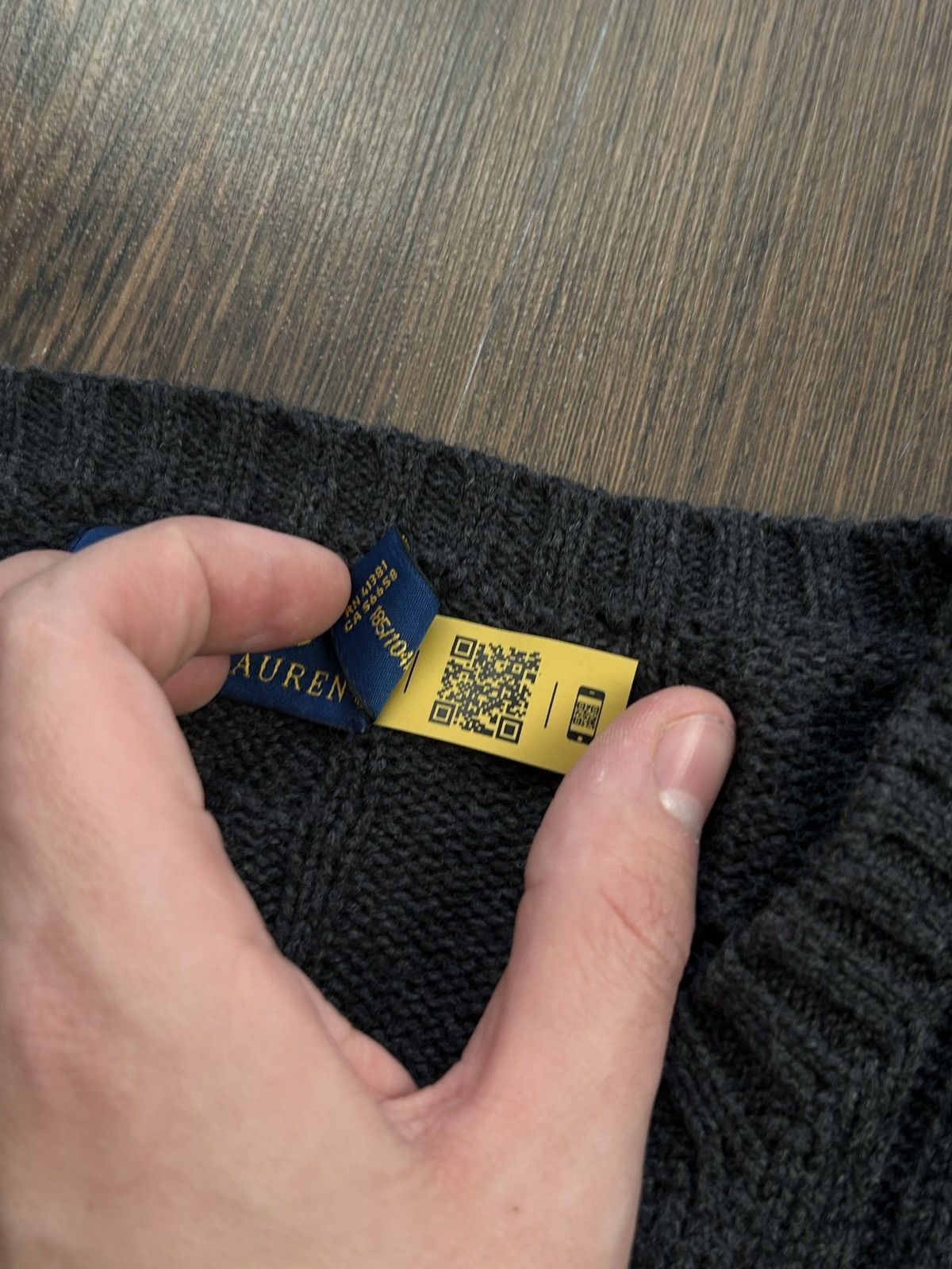 Polo Ralph Lauren × Ralph Lauren × Ralph Lauren Blue Label Vintage POLO RALPH LAUREN Cable Knit Sweater Size US XL / EU 56 / 4 - 6 Thumbnail
