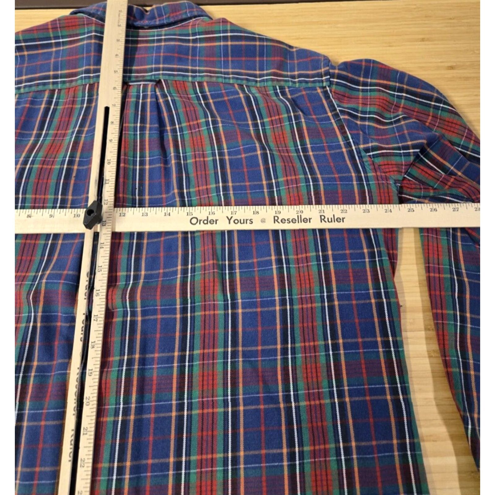 Ralph Lauren Ralph Lauren Workshirt Mens L Blue Plaid Cotton Flannel Button-Up Button-Down Collar Pockets Casual Workwear Long Sleeve Short Description: N/A Size US L / EU 52-54 / 3 - 7 Thumbnail