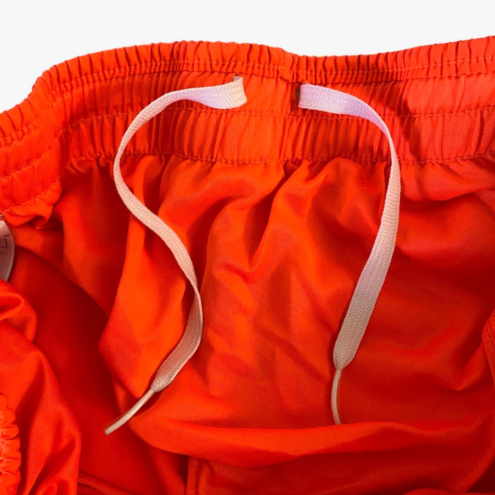 Adidas Adidas Performance Running Shorts Neon Orange Lined Drawstring Womens Large L Size 36" / US 14 / IT 50 - 6 Thumbnail