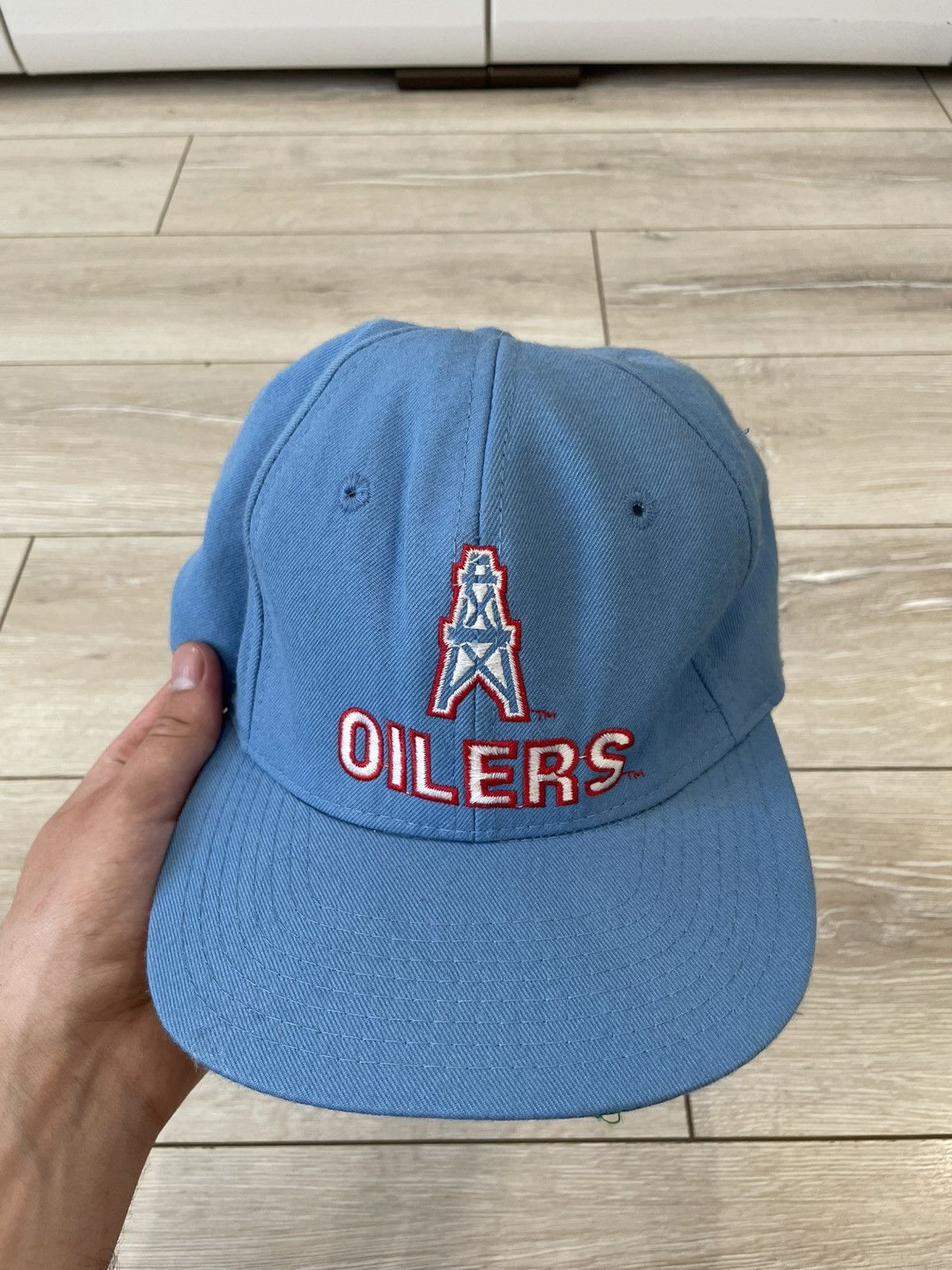 NFL × Starter × Vintage Vintage Houston Oilers Hat Cap Snap Back 90s Starter Size ONE SIZE - 1 Thumbnail