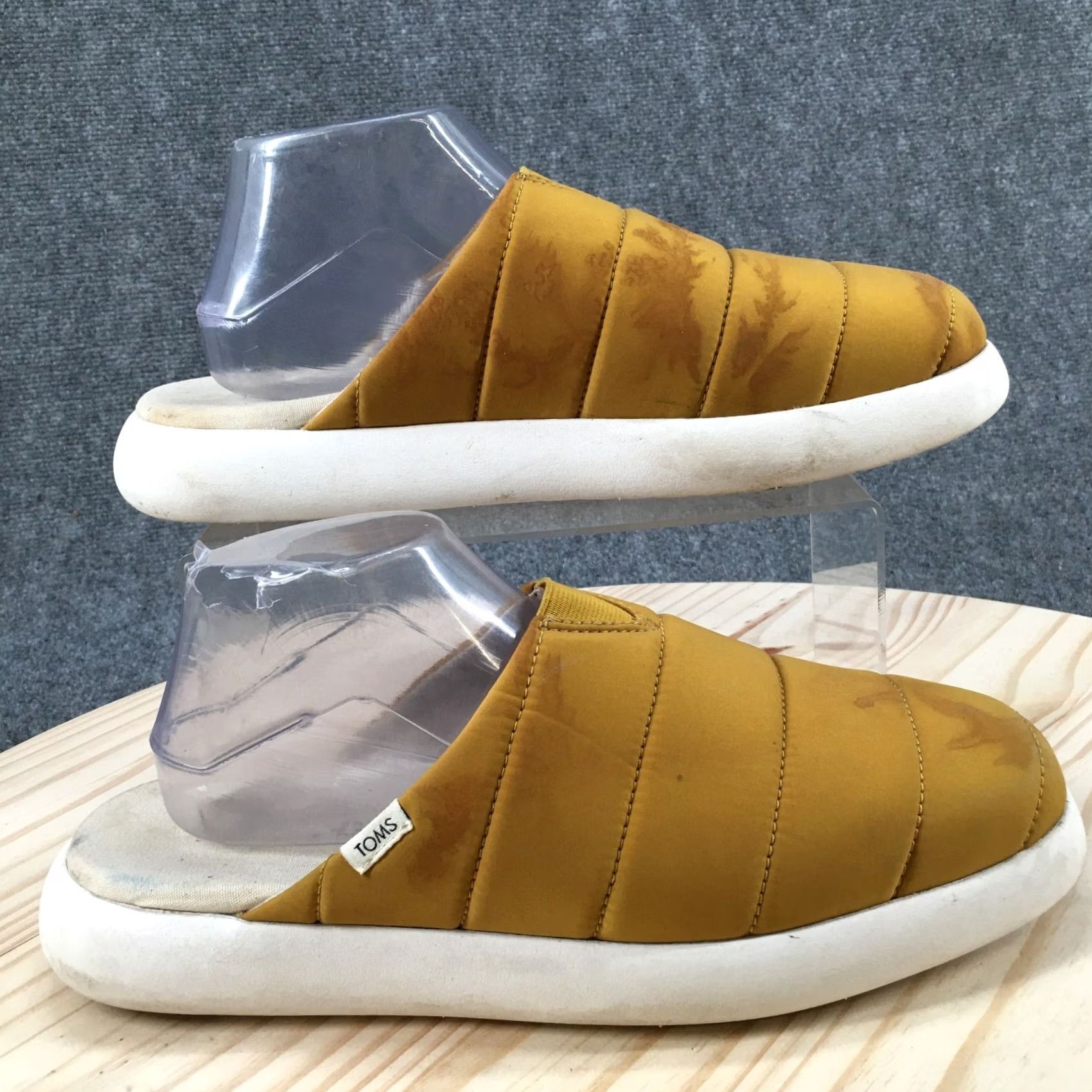 Toms TOMS Sandals Womens 11 Alpargata Mallow Slip On Mules Yellow Mustard Size US 11 / IT 41 - 2 Thumbnail