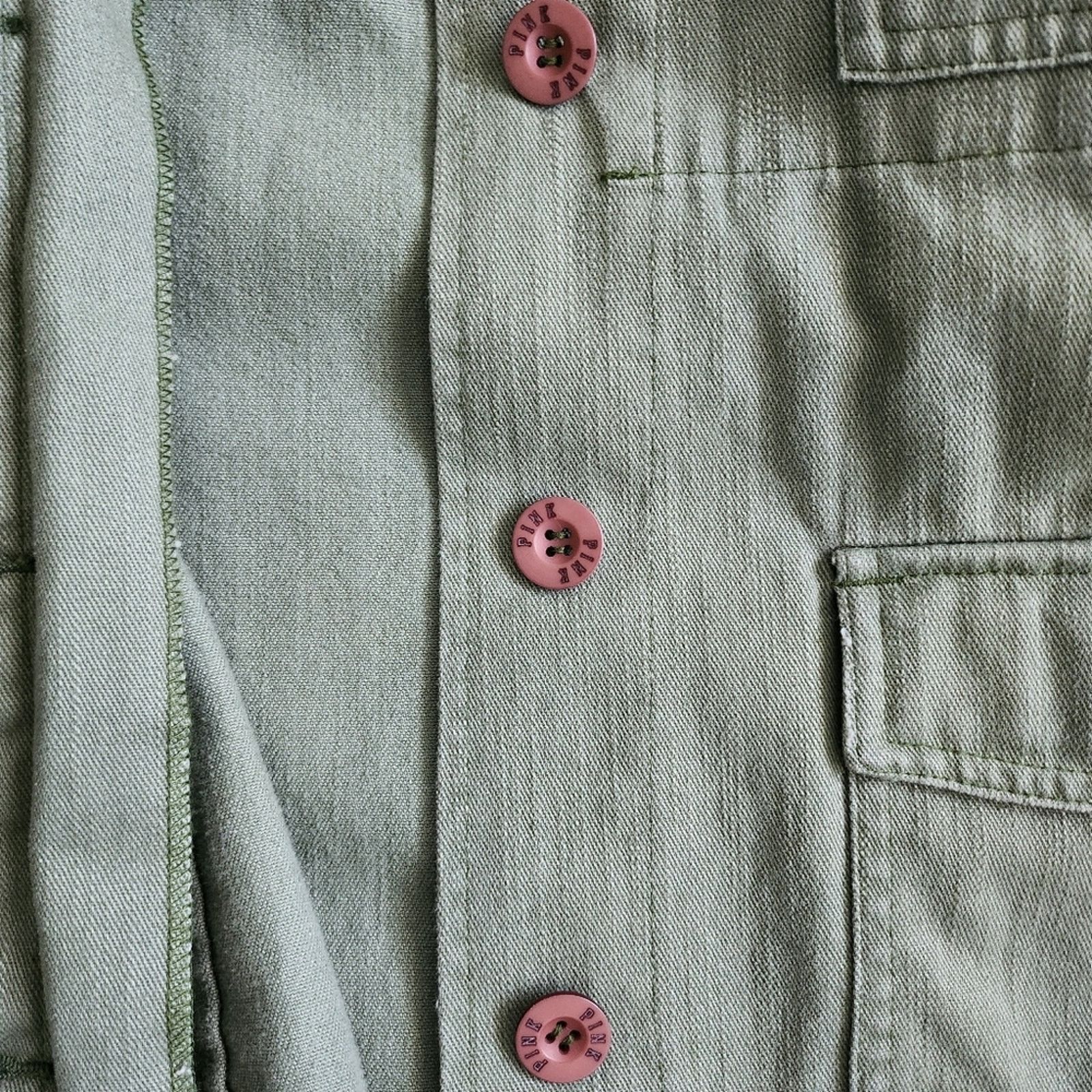 Pink PINK Victoria Secret Green denim jacket Size M / US 6-8 / IT 42-44 - 11 Thumbnail