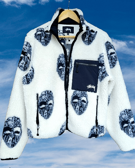 Stussy Mask sherpa jacket Size US S / EU 44-46 / 1 - 9 Thumbnail