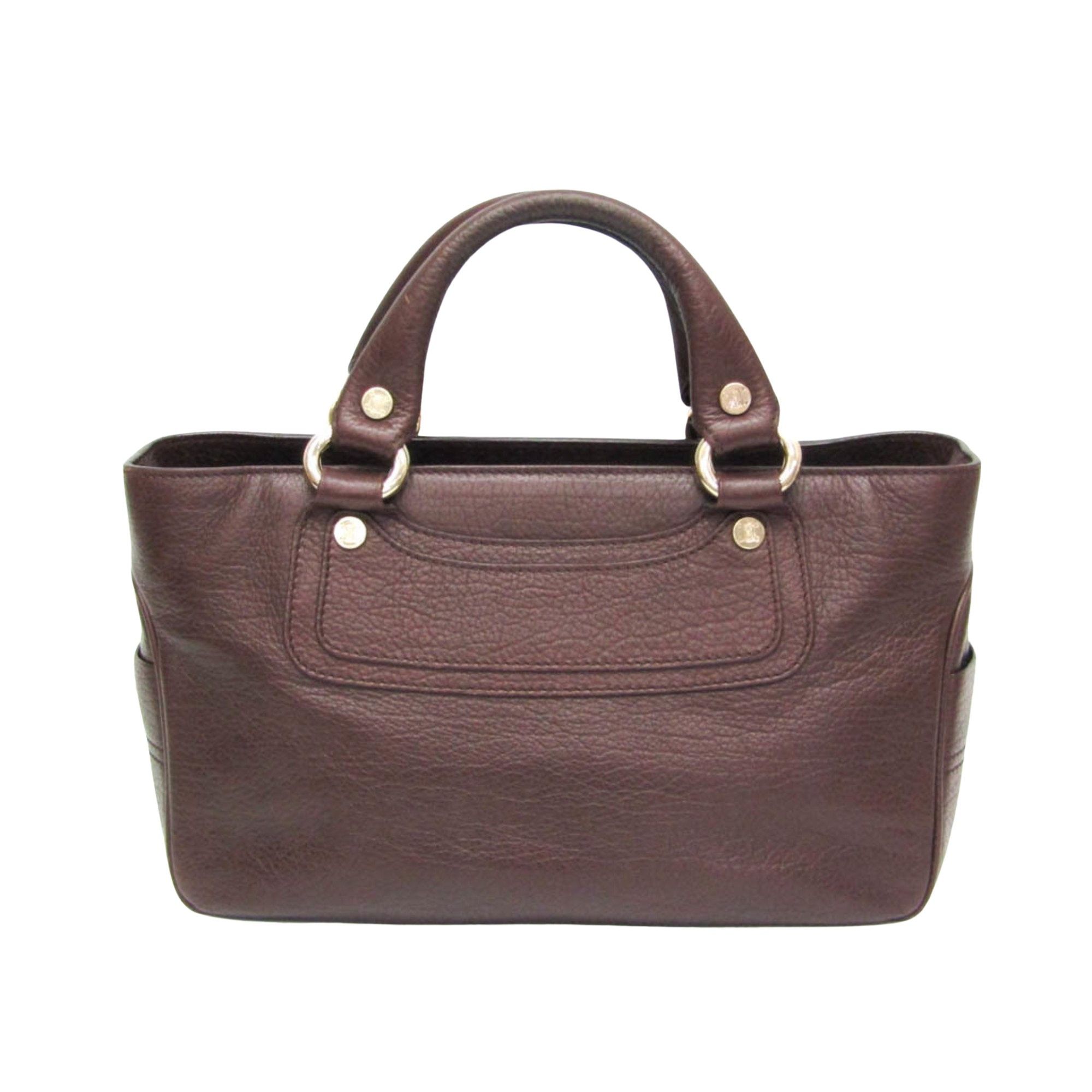 image of Celine Céline Boogie Handbag in Brown, Women's
